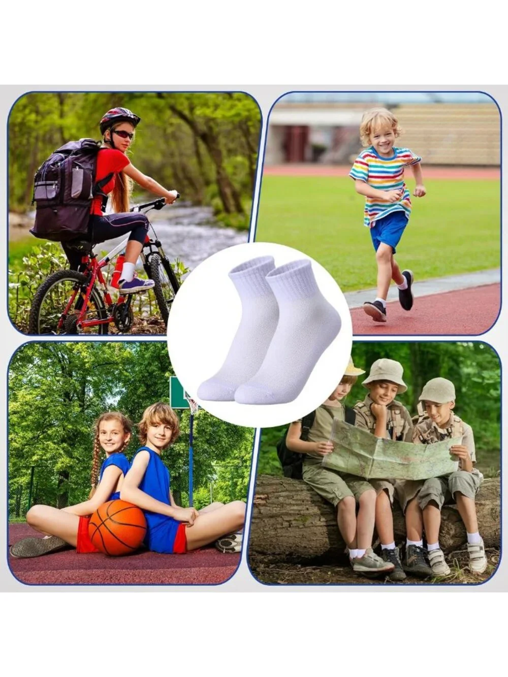 Bulk Kids Socks - 100 Pairs, Colorful & Comfortable, Perfect for Everyday Wear